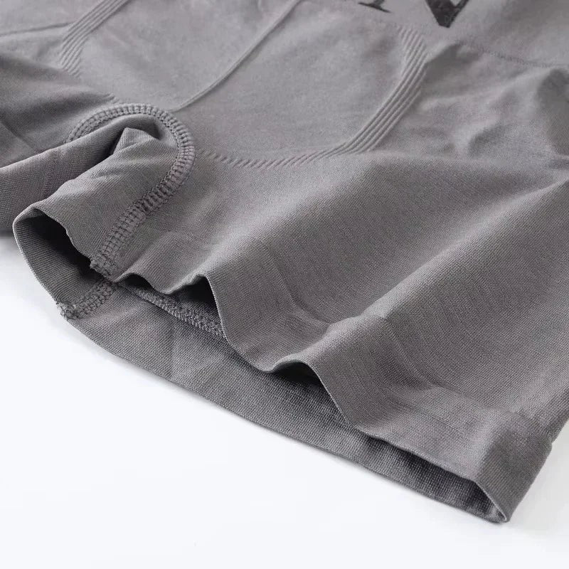 5 Pcs Men’s Boxer Briefs High Elastic Breathable Underwear Soft Cotton