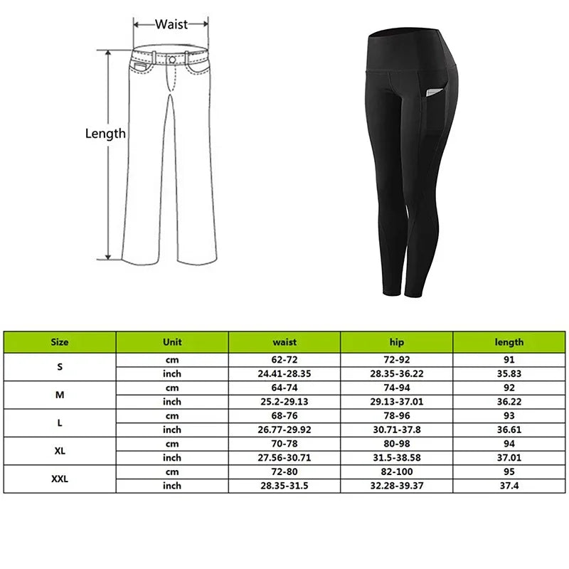 Women Yoga Leggings Sexy Solid High Waist Pocket Elastic Tummy Control Ruched Booty Pants Casual Gym Compression Tights Pants