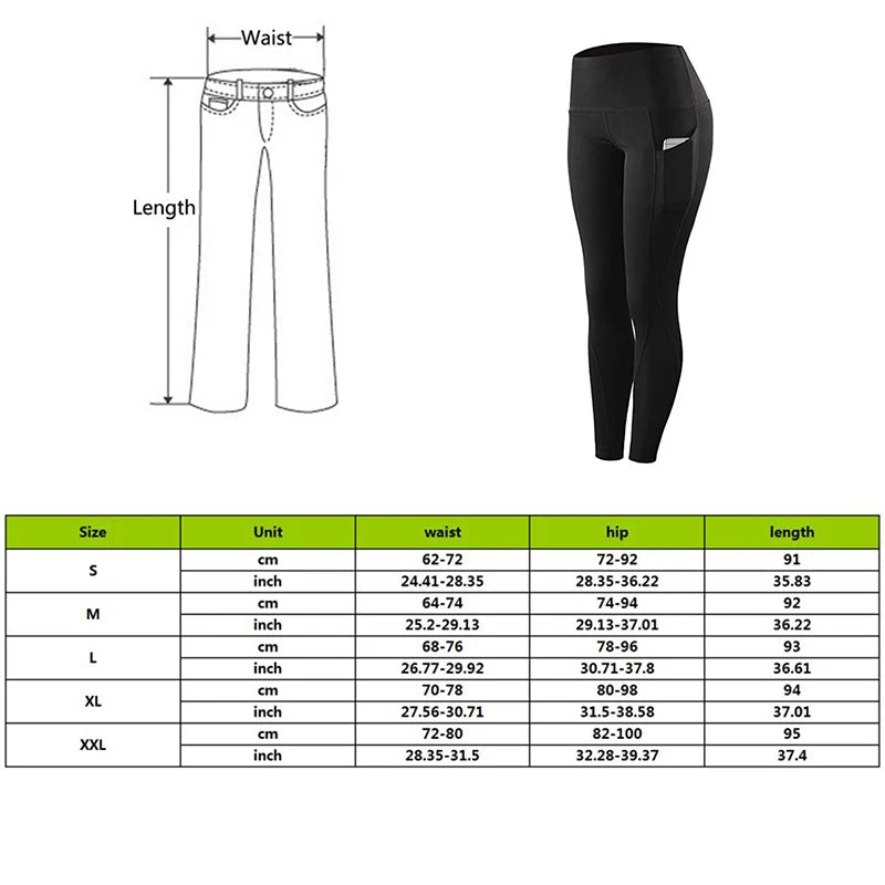 Women Yoga Leggings Sexy Solid High Waist Pocket Elastic Tummy Control Ruched Booty Pants Casual Gym Compression Tights Pants