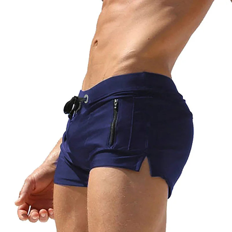 Sexy Swimsuit Beach Quick Drying Trunks Men Swimwear Sunga Board Shorts Zwembroek Heren Mayo Breathable Sport Surfing Underwear