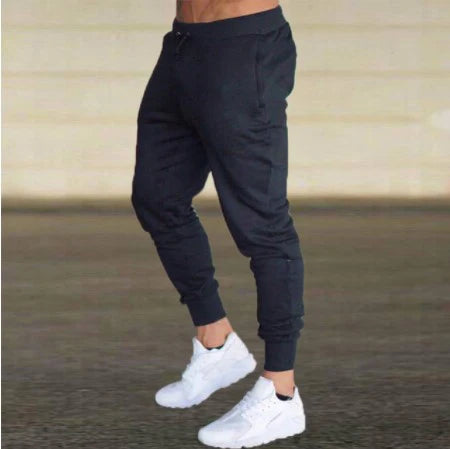 Mens Joggers Casual Pants Fitness Men Sportswear Tracksuit Bottoms Skinny Sweatpants Trousers Black Gyms Jogger Track Pants