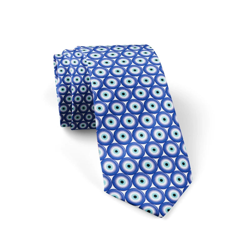 3D Print Ties For Men Wome Printted Classic Tie 8cm Stripe New Design Skinny Neck Ties Business Wedding Party Ties