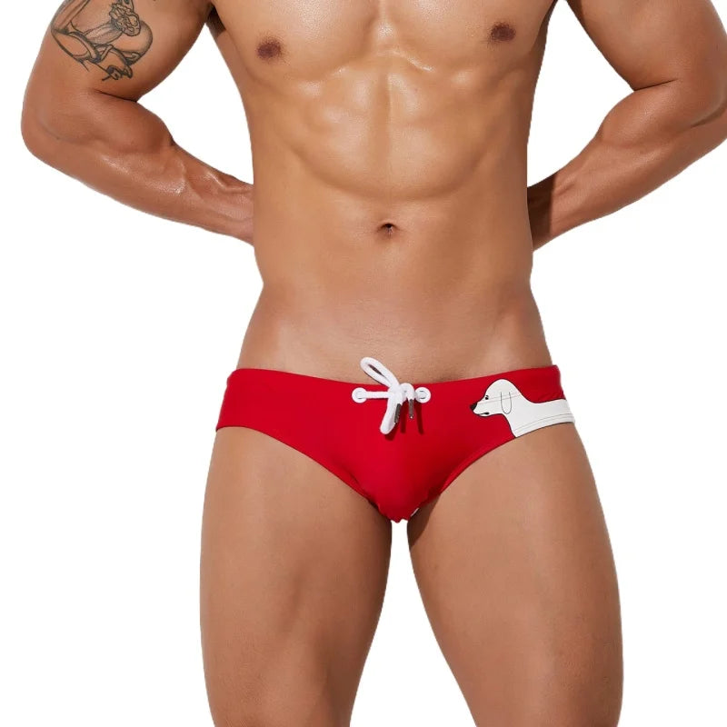 Mens Swim Briefs Swim Trunks Sexy Swimwear Beach Wear Bathing Suit Bikini Swimsuit