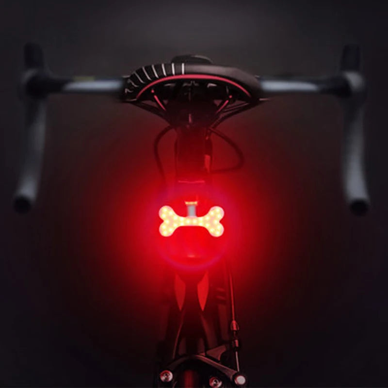 Bicycle Tail Light Cycling Lamp Multi Lighting Modes USB Rechargeable Led Flash Tail Rear Lights MTB Seatpost Bike Accessories