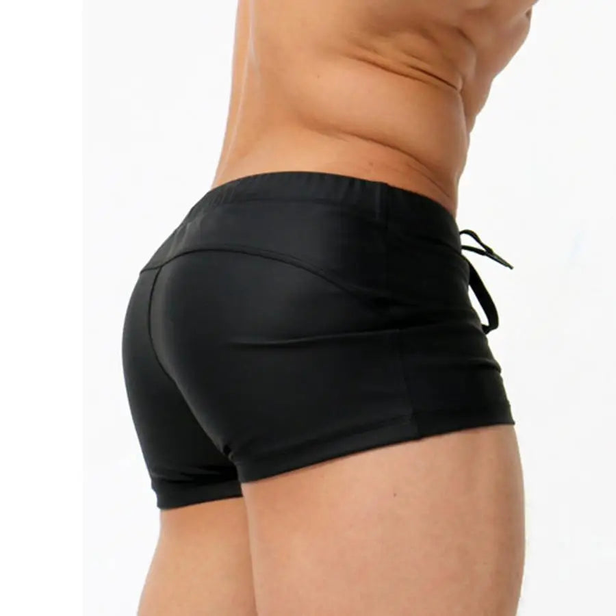 Sexy Mens Surf Briefs Summer Beach Low Rise Swimwear Nylon Fashion Male Quick Dry Swimming Trunks Elastic Plus Size Swimsuit