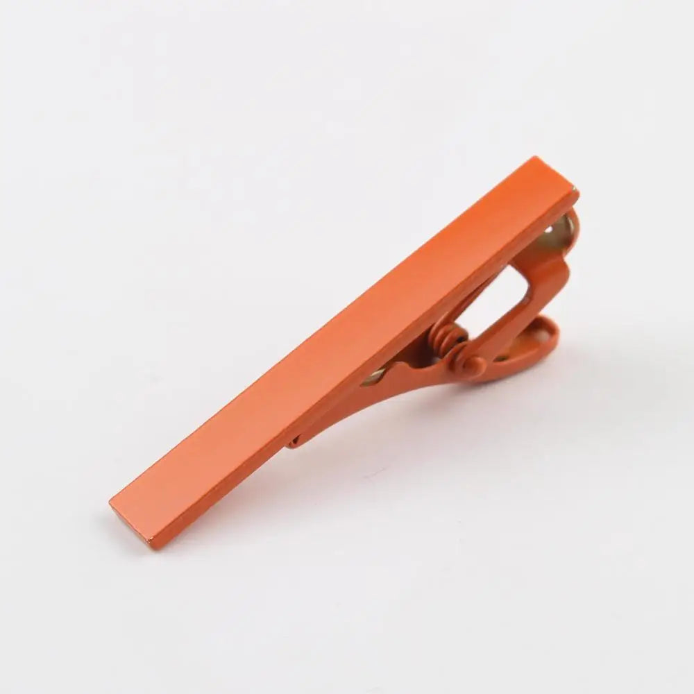 4.5cm Formal Mens Alloy Necktie Tie Clip Pin Skinny Glossy Clasp Copper Bar Wedding Slim Ties Clips Suits Accessories Jewelry