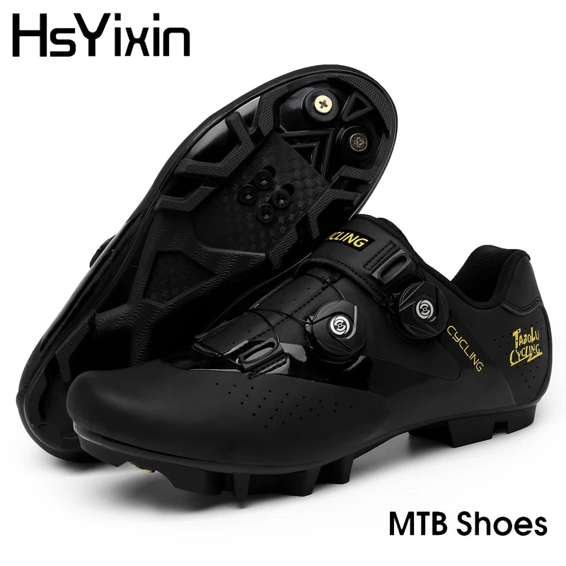 HsYixin MTB Self-locking Cycling Shoes Men Women&