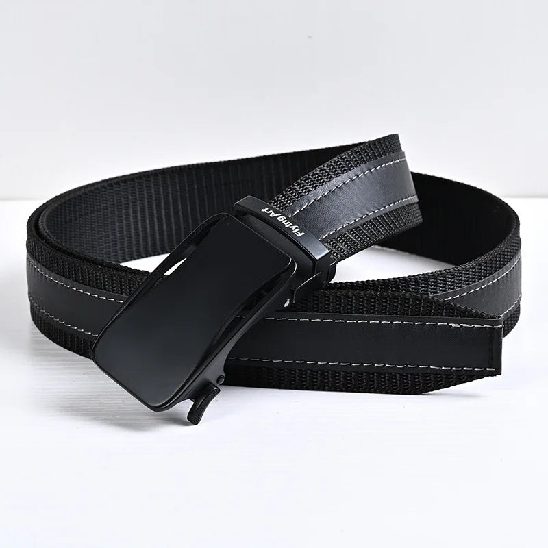 3.5cm Automatic Buckle Belt Jeans Belts For Man Designer Belts Fashion Belts Man Belt Buckle Military Accessories Mens Belt