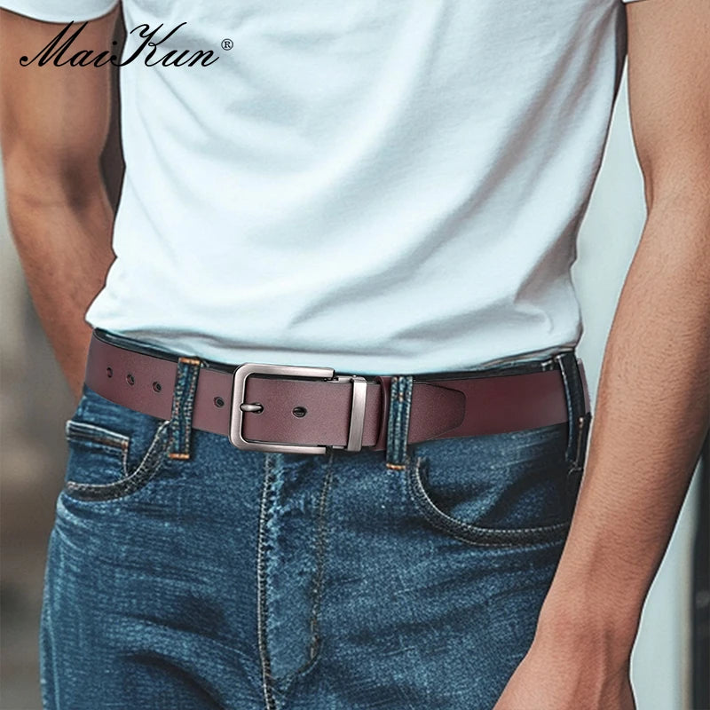 Maikun Genuine Leather Men&