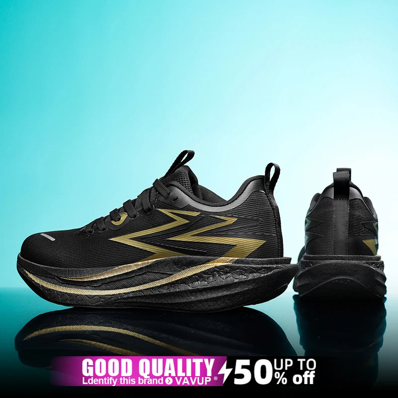 Men Running Shoes Carbon Board Speciality Marathon Sports Breathable Lightweight Women&