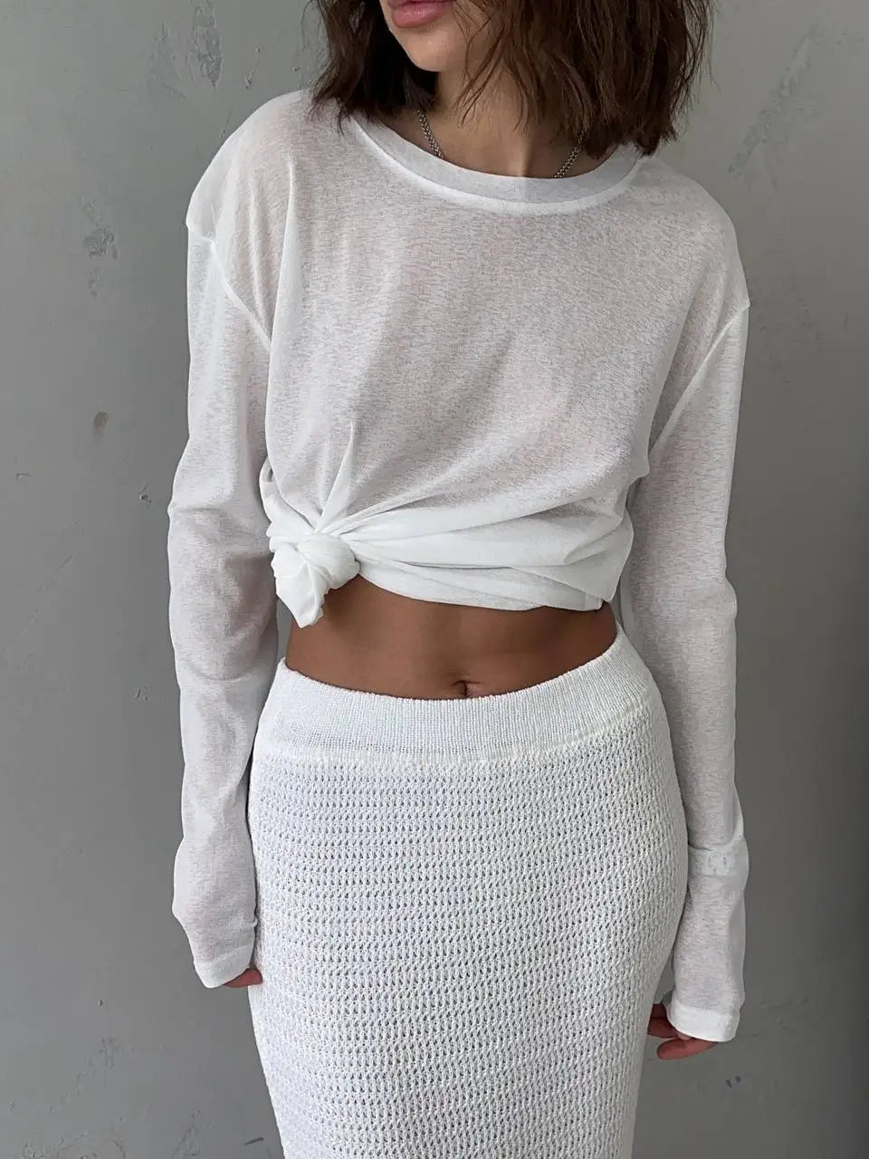 Hirsionsan 2025 Basic soft T Shirts Women Summer autumn Long Sleeves Loose Bottom Tees Ladies Casual Knitted Soft Woman Tops