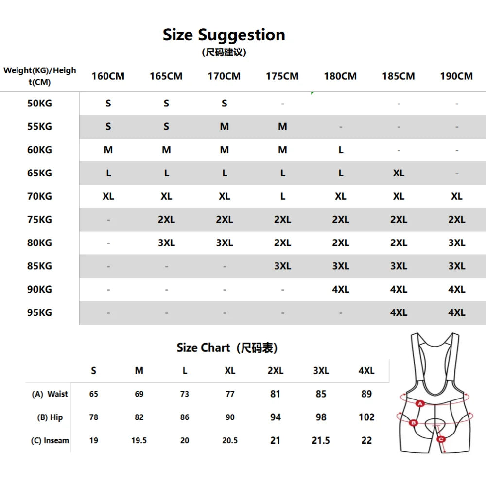 Pro Team Racing 6-8 hours Unisex Bib Shorts Shockproof sponge seat for Cycling Bottom MTB Shorts Men Women Bicycle Clothing