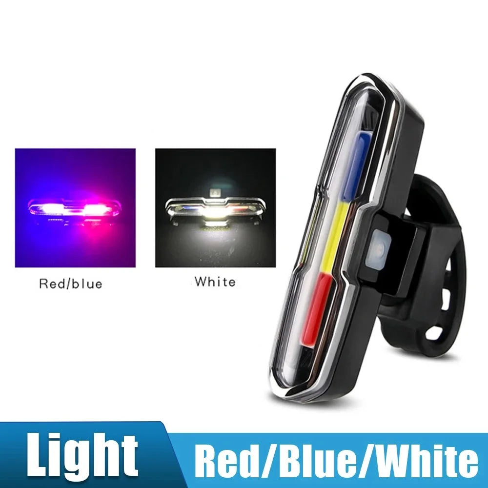 Bike Light Taillight LED Ultra Bright USB Charging Safety Warning Bicycle Rear Light Night Riding Tail Light Cycling Accessories