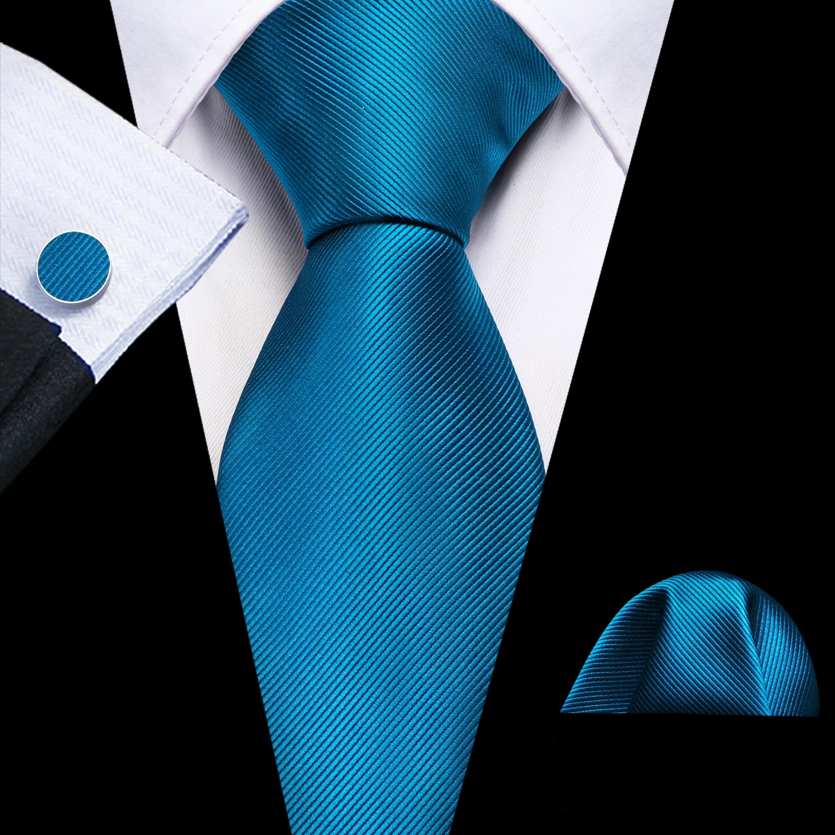 Barry.Wang Jacquard Water Duck Blue Men&