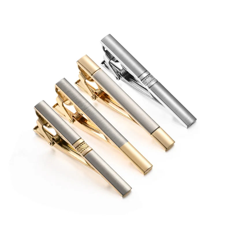 Minimalist Tie Clip For Men Tie Clip To Man Shirt Business Party Gift Box Jewelry Men&