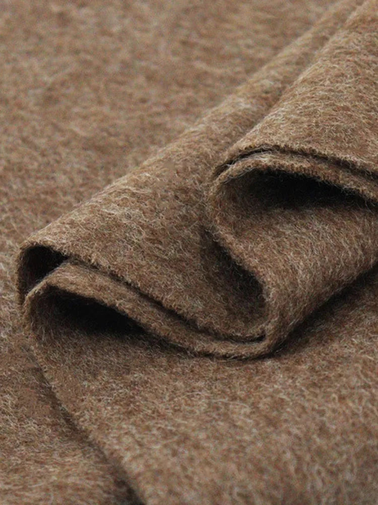 High Quality Solid Color 100% Wool Scarf Men&