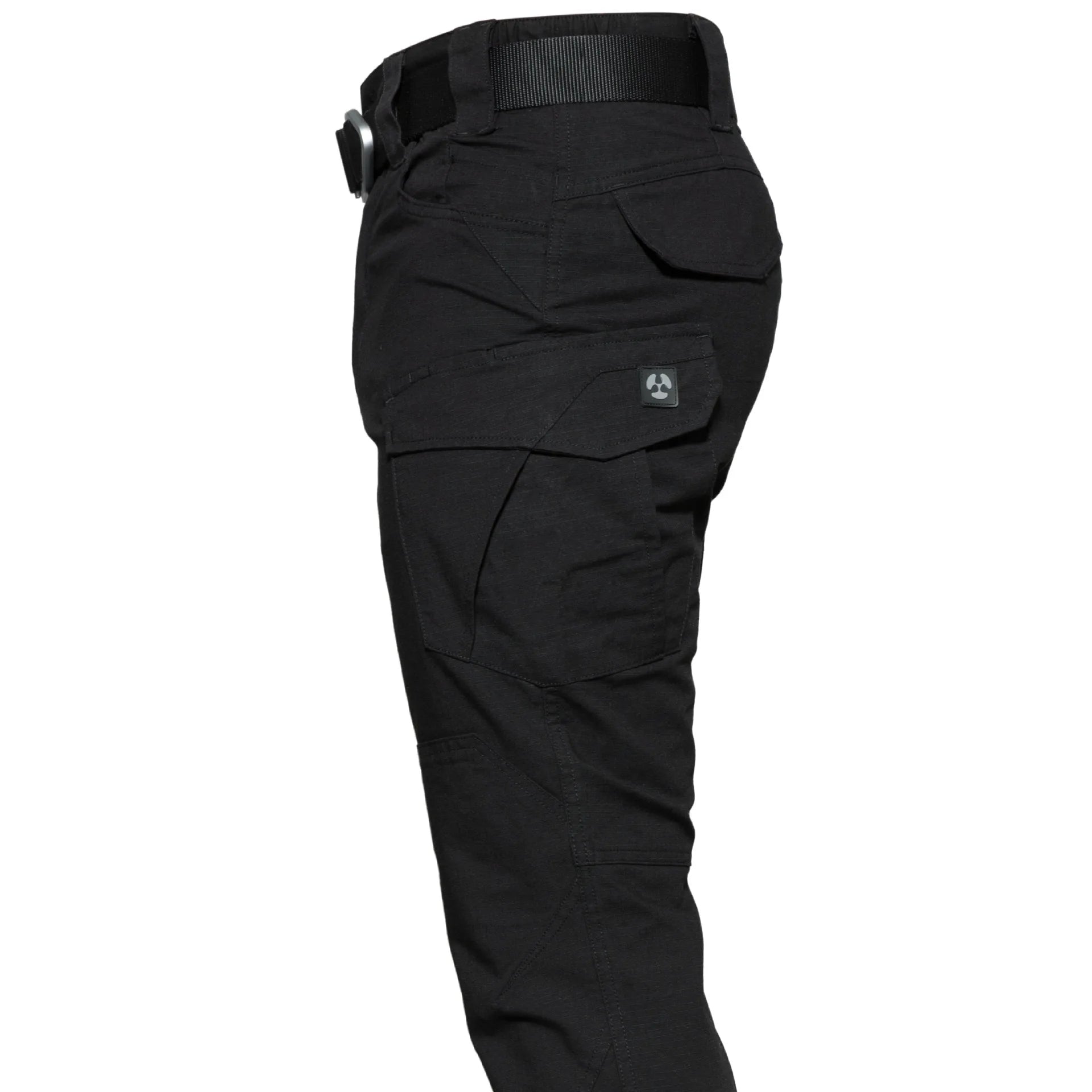 Mens Elasticity Tactical Cargo Pants Outdoor Urban Commute Comfortable Waterproof Multi-pocket Climbing Hiking Casual Pants Male