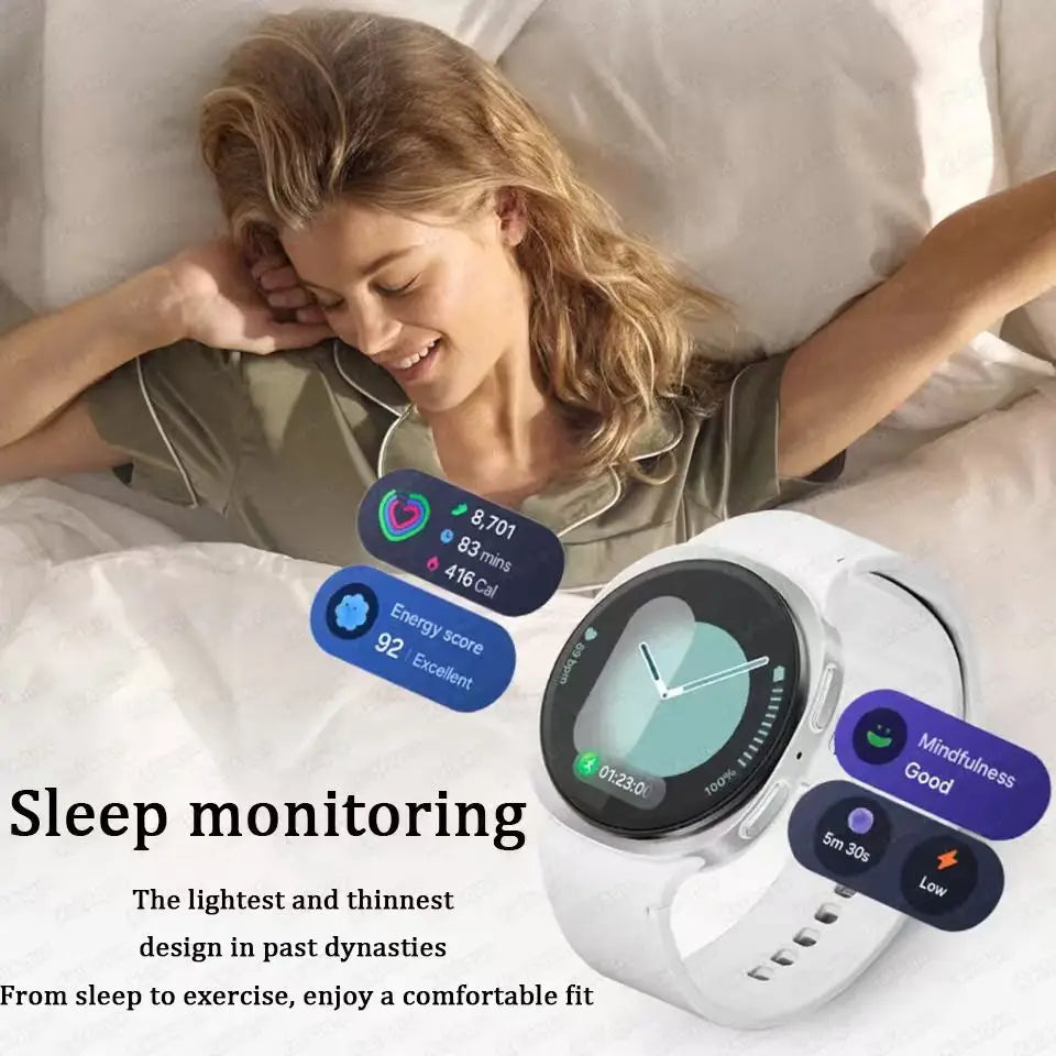 2026 New Watches 8 Mini GPS Track Smart Watch For Men Women Health Sport AMOLED Heart Rate Bluetooth Call Waterproof Smartwatch