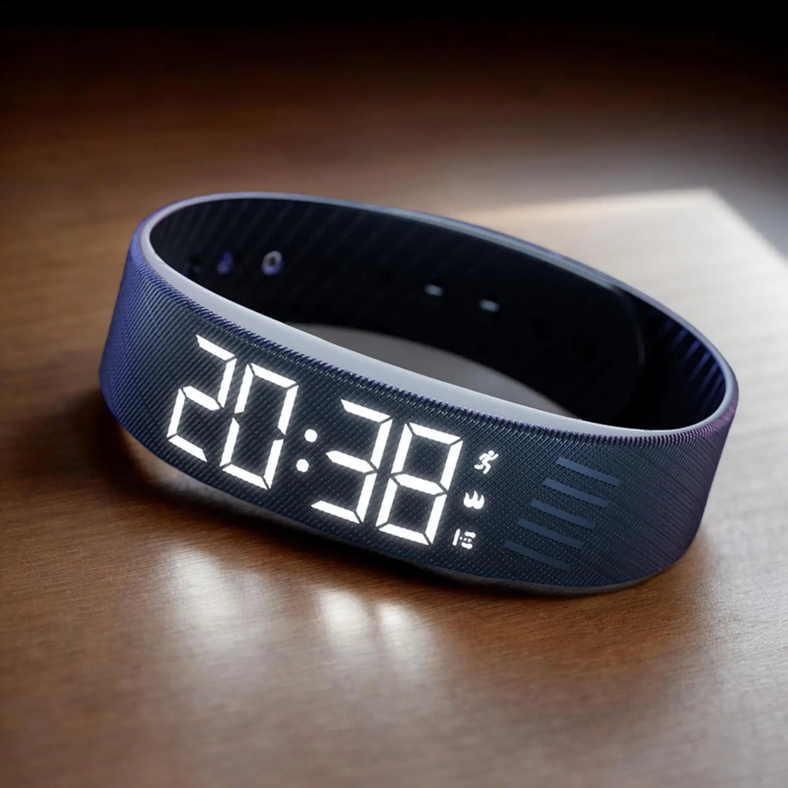Alarm Watch Digital Watch with Vibrating Alarm Anti-Snooze Adjustable Wristband Smartwatch for Kids Women Men Bedroom Sports