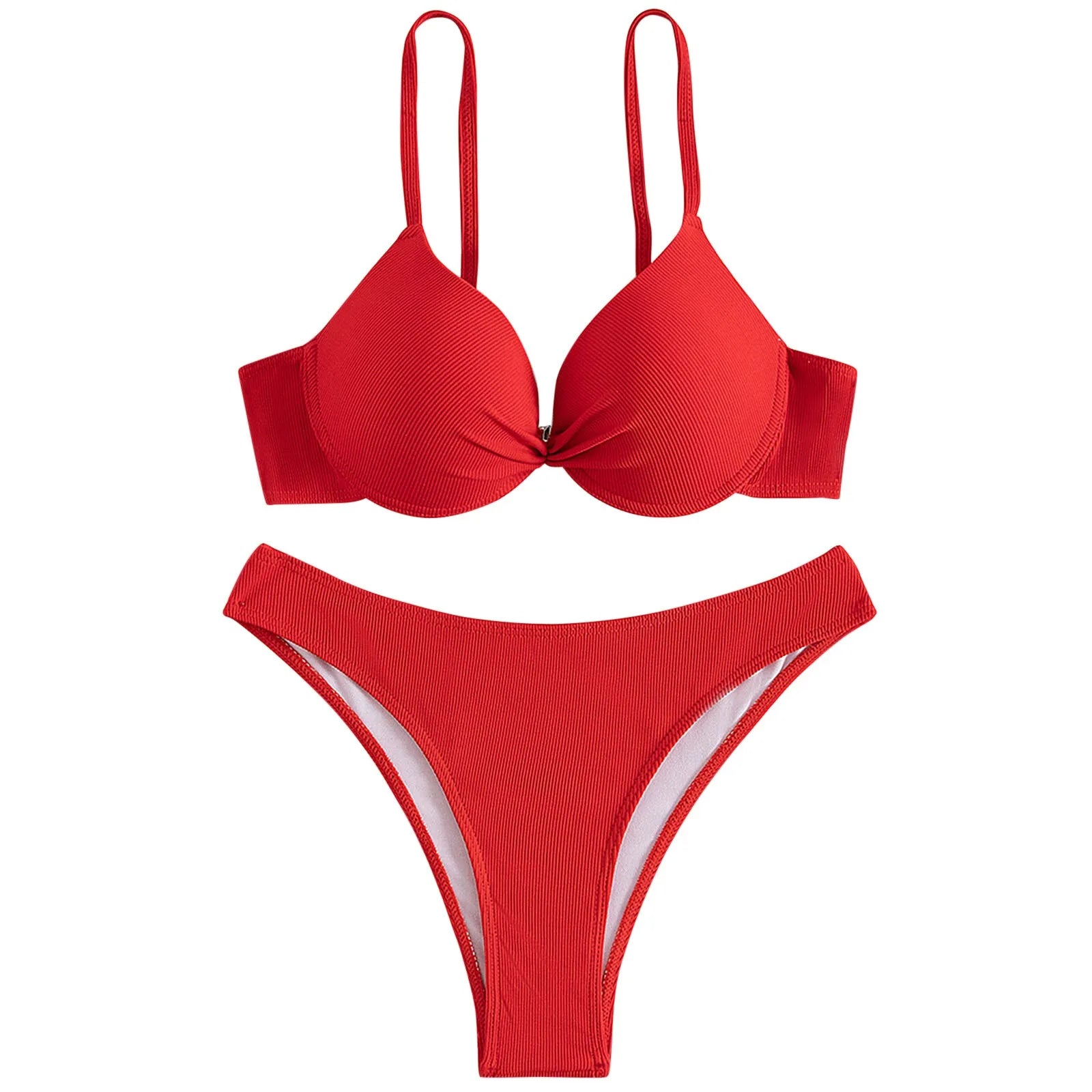 Sexy Drawstring Bikini Beachwear Bathing Suit 2023 European And Foreign Trade Swimsuit Sexy Women&