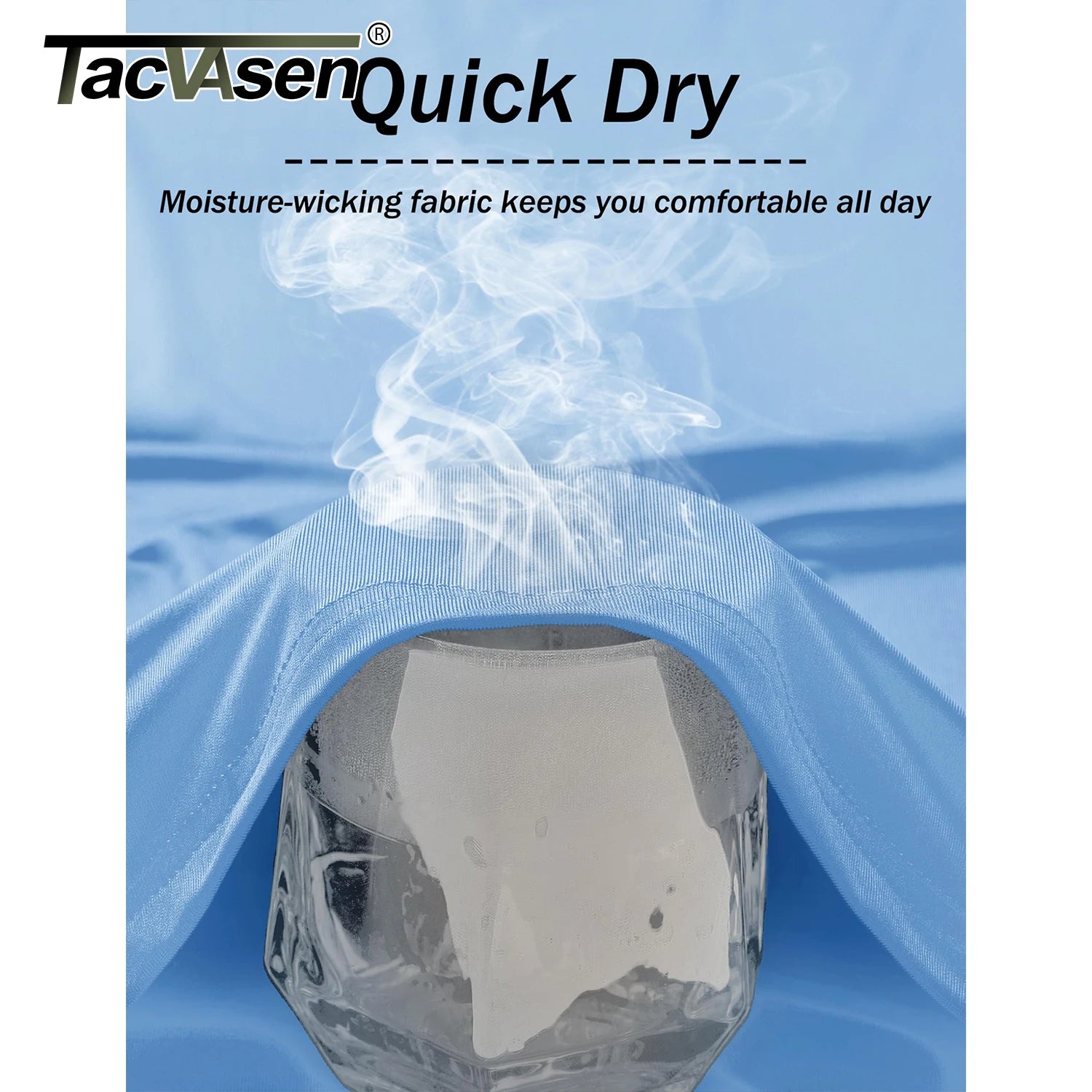 TACVASEN UPF 80+ Sun Protection T-shirts Men&