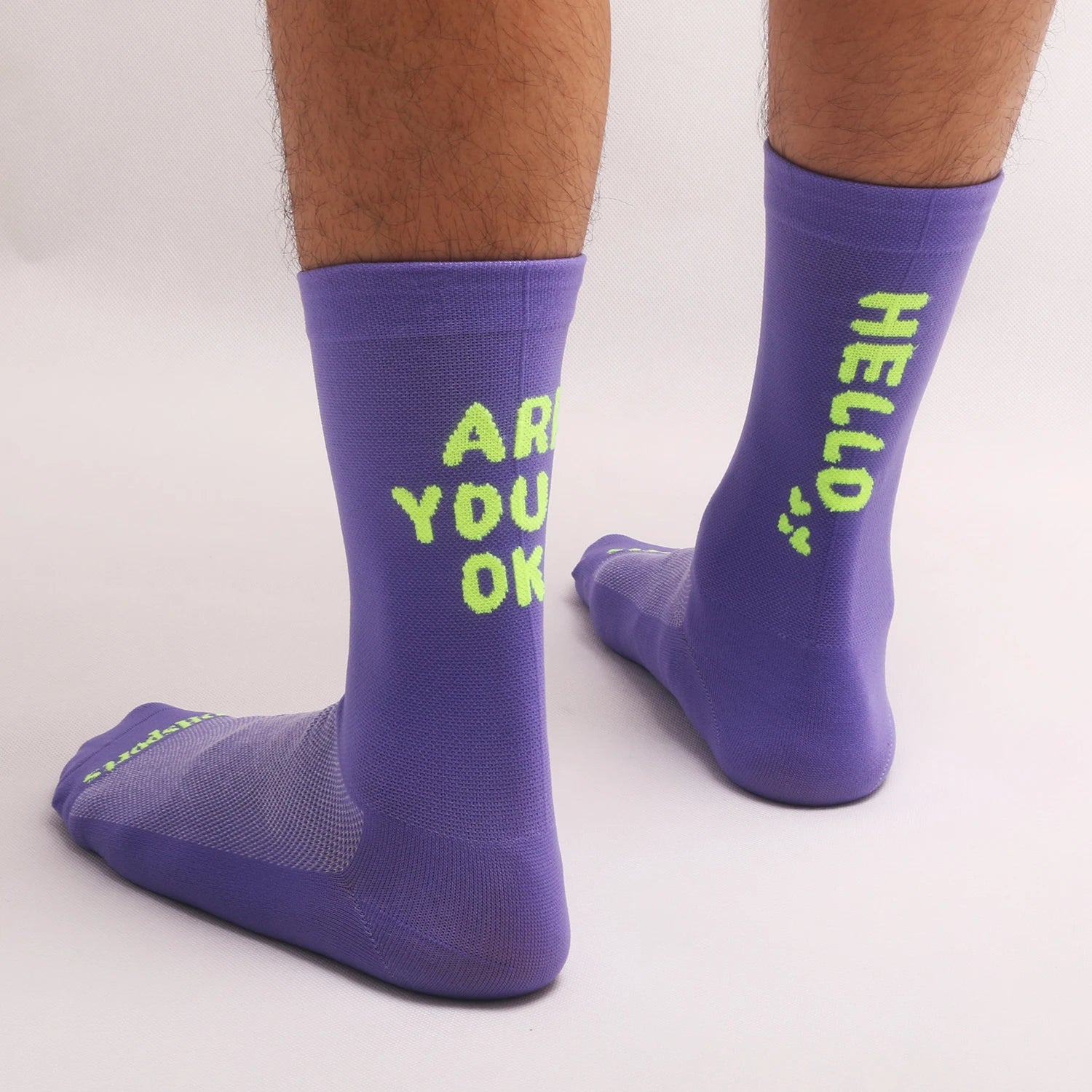 Summer New Internet Celebrity Cycling Socks Bicycle Sports Breathable Quick-Drying Sweat-Absorbent High-Elastic Men&