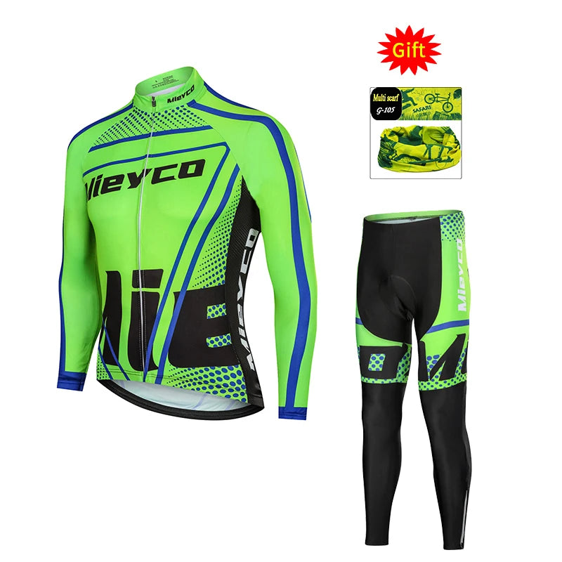 Pro Team Cycling Clothing Kit for Men, Racing Road Bike Clothes, MTB Uniform, Complete Bicycle Outfit, Skinsuit, 2025