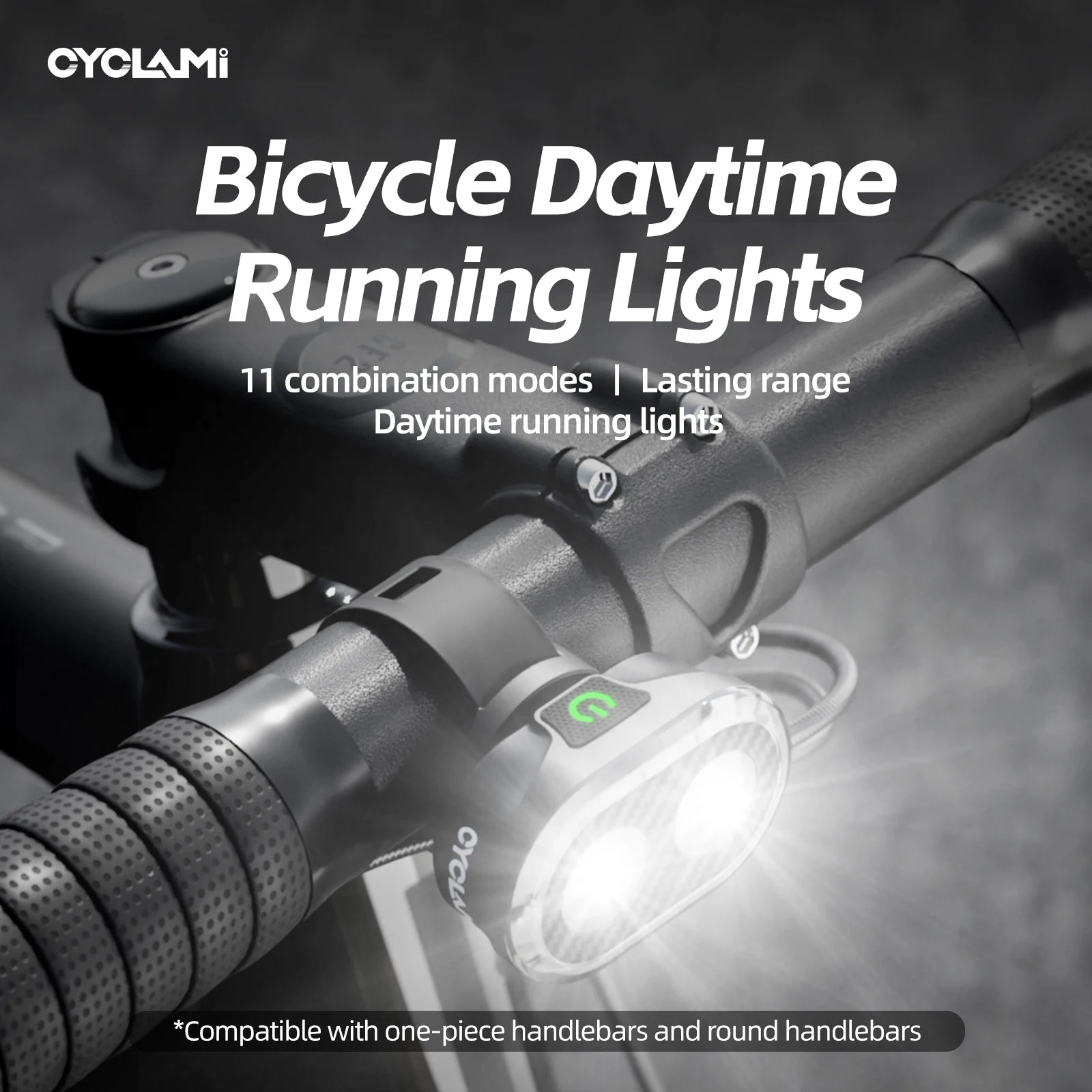 CYCLAMI Bicycle Headlights Front Light Type-C Charging Waterproof MTB Road Bike Lights Cycling Accessories