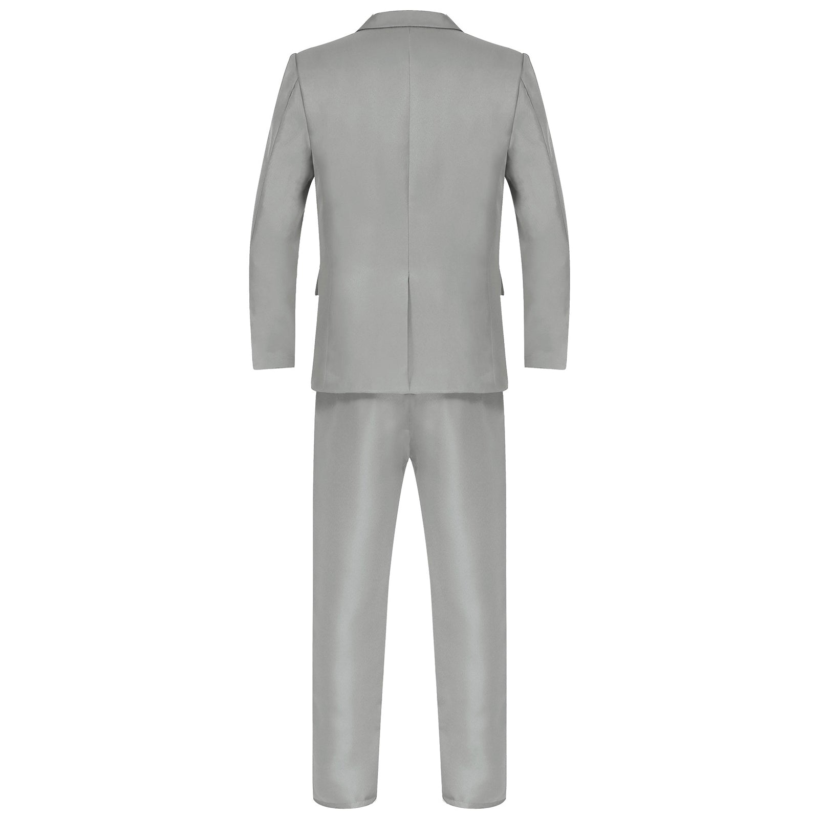 Men Gentleman Suit 2Pcs Formal Uniform Long Sleeve Lapel Blazer Jacket with Pants Office Meetings Business Wedding Party Outfits