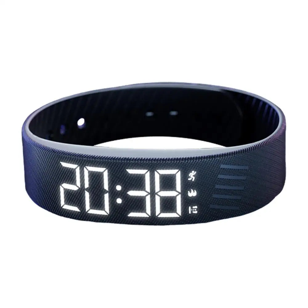 Alarm Watch Digital Watch with Vibrating Alarm Anti-Snooze Adjustable Wristband Smartwatch for Kids Women Men Bedroom Sports