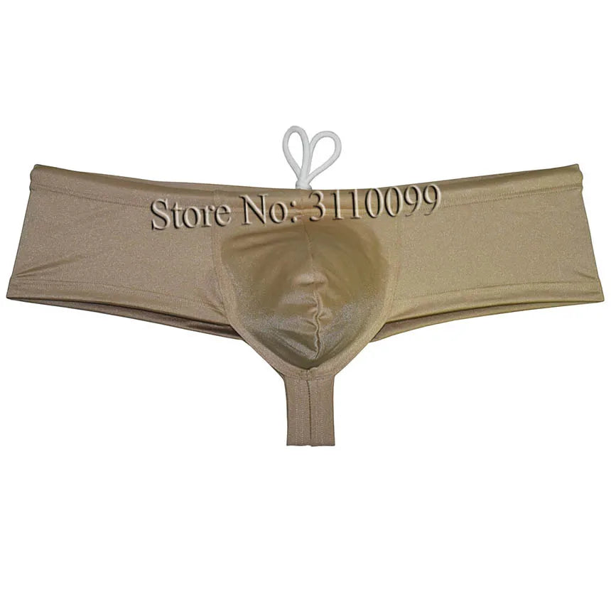 Mens Hipster Swimwear Brazilian Bikini Cut Surf Board Shorts Briefs Underwear