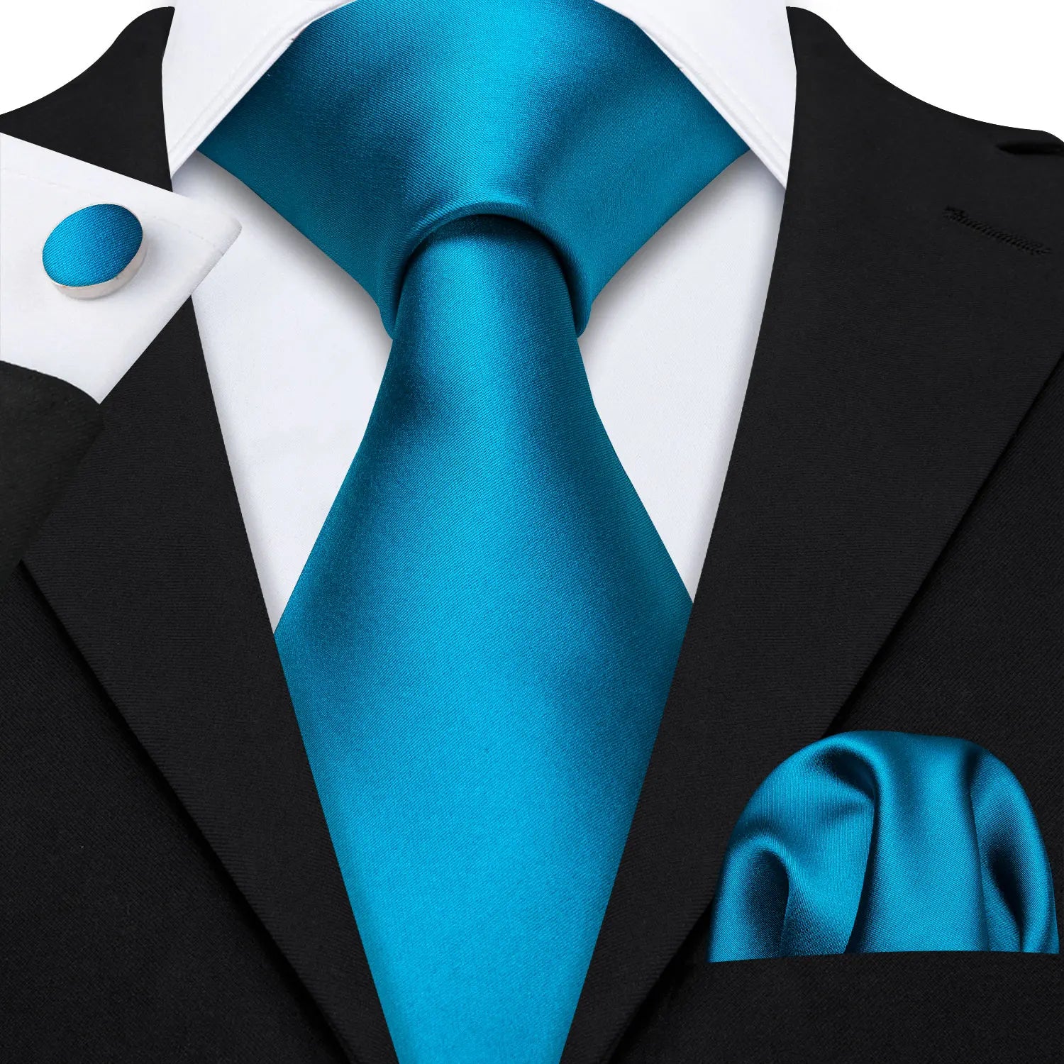 Barry.Wang Jacquard Water Duck Blue Men&