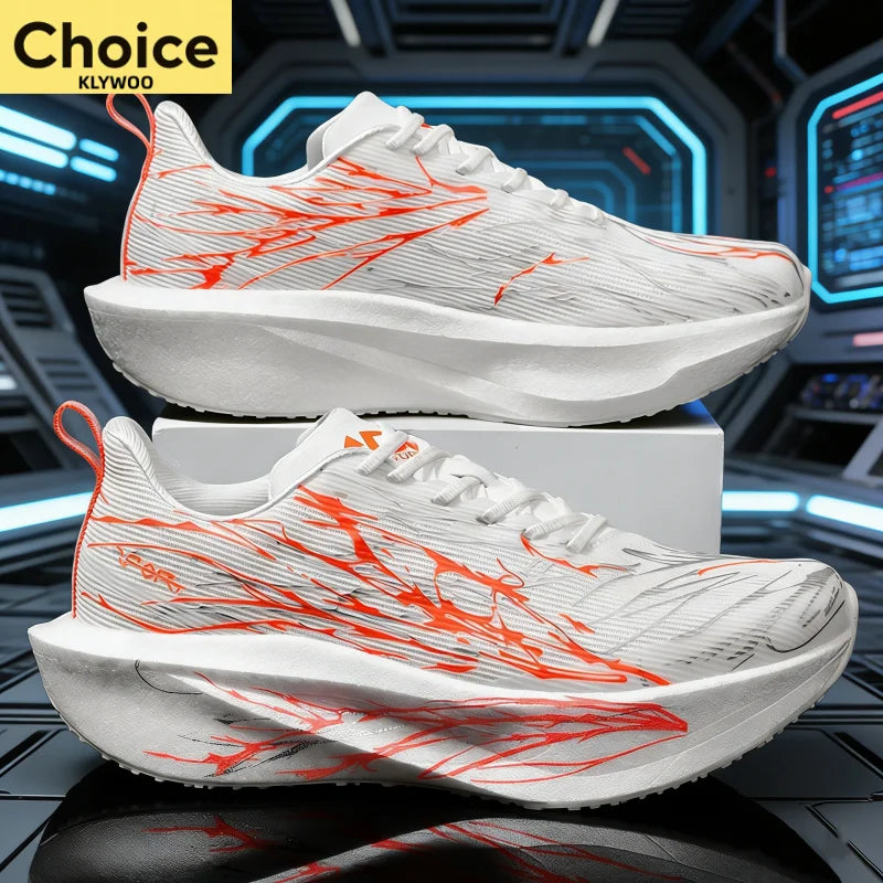 NEW Running Shoes Carbon Board Speciality Marathon Men Sports Breathable Lightweight Women&