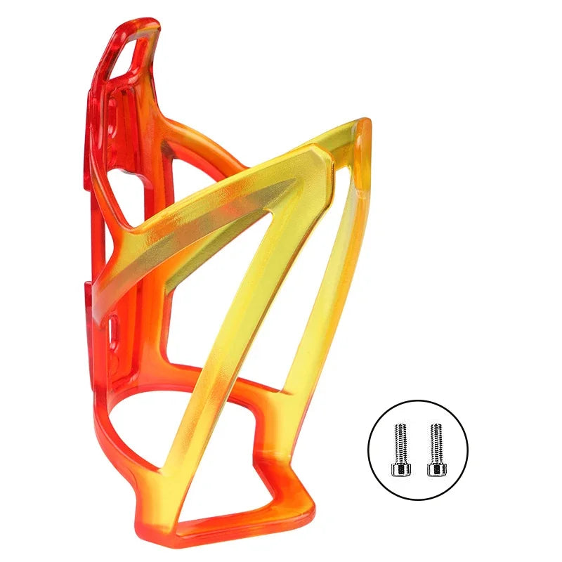 Bicycle Water Bottle Cage Colorful Gradient Cycling Bottle Holder Ultralight MTB Road Bike Water Bottle Bracket