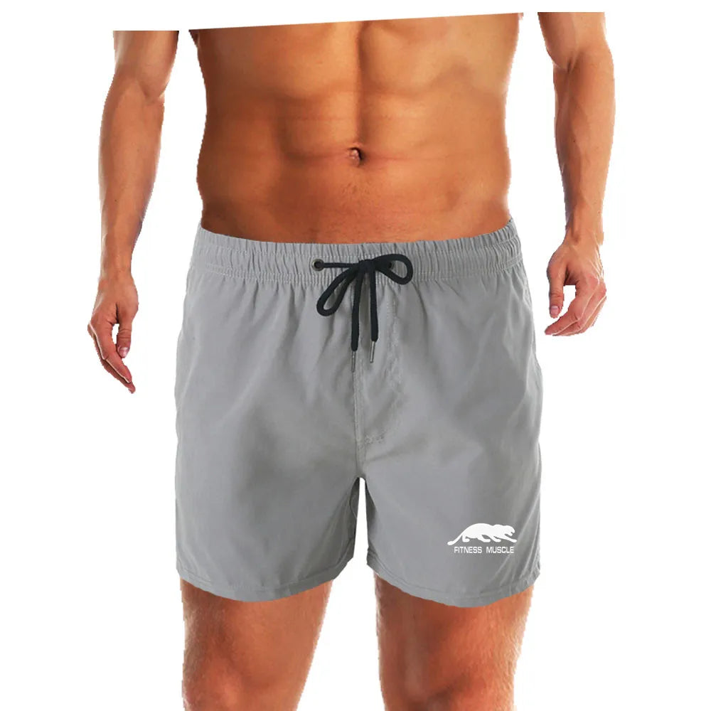 Mens Sexy Swimsuit Shorts Swimwear Men Briefs Swimming Quick Dry Beach Shorts Swim Trunks Sports Surf Board Shorts With Lining