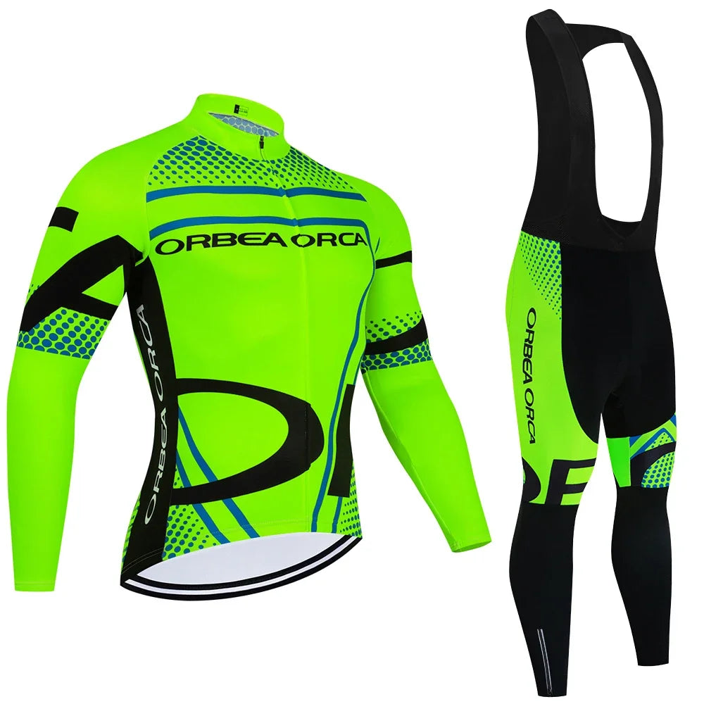 Winter Bike Jacket Cycling Jersey Pants Set Men Women Warmth Fleece Ropa Ciclismo Team Pro Bicycle Clothing