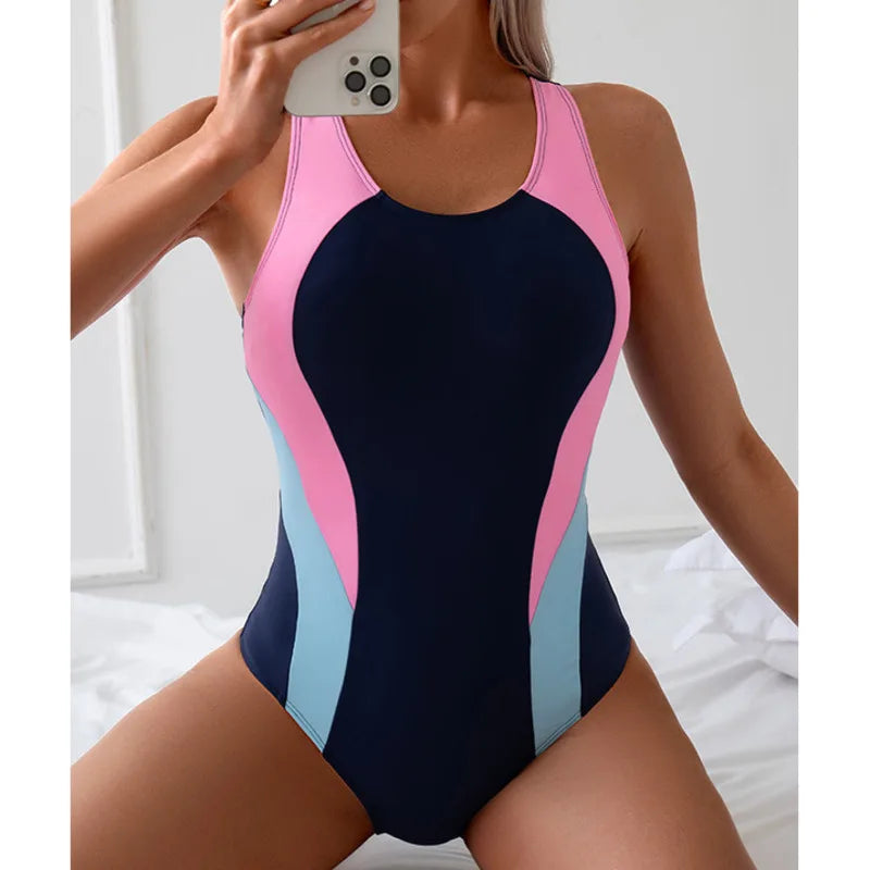 Summer Sexy One-Piece Swimsuits Closed Women&