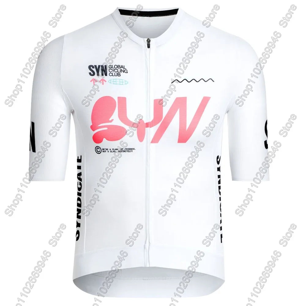 SYN Team 2026 Cycling Jersey Short Sleeve Men Summer Cycling Clothing Road Bike Shirt Bicycle Tops MTB Wear Uniform Maillot