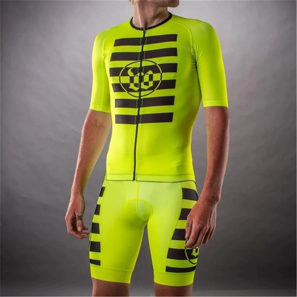Wattie Ink Cycling Suit Men Bike Jersey Set Classic Road Bicycle Uniform Ciclismo Short Sleeve Mtb Team Racing Bike Clothes Set