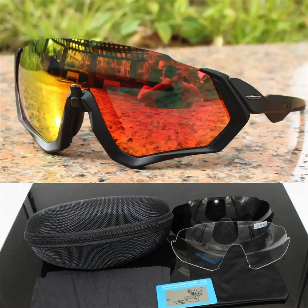 Polarized Cycling Sunglasses Sport Road MTB Mountain Bike Glasses Men Women Bicycle Eyewear Goggles Sun Protection