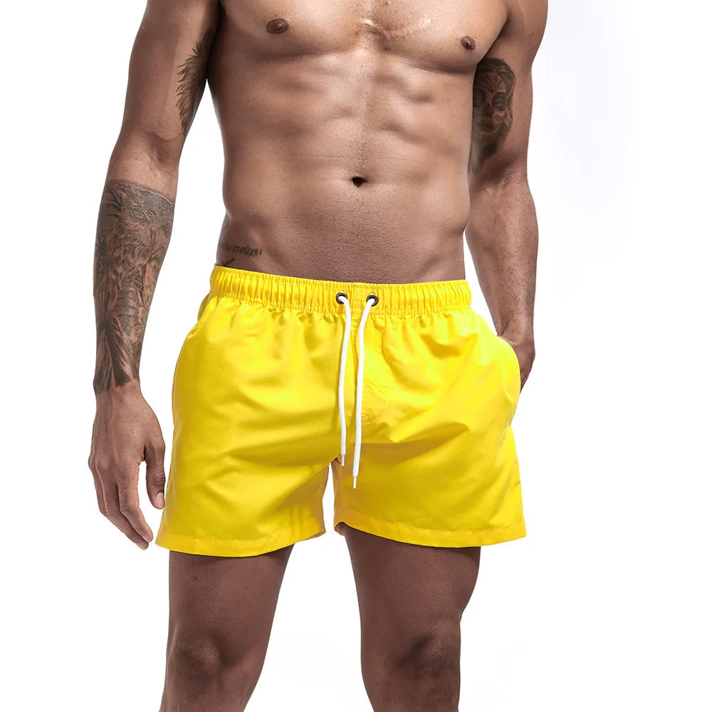 Men Swimming Beach Wear Shorts Board Mens Swimwear Boarding Board GYM Running Pants Swimsuit Swim suit Short Homme Zwem