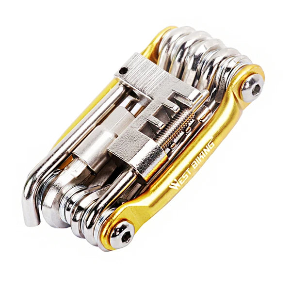 WEST BIKING 11 in 1 Bicycle Repair Tool Multifunction Bicycle Repair Set MTB Road Bike Repair Tools Kit Wrench Screwdriver
