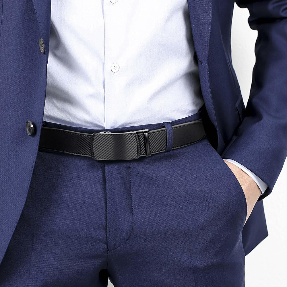 Men Belts Leather Waist Strap Male Automatic Buckle Waistband Mens High Quality Girdle Belts for Women Men Gifts 105 115 125cm