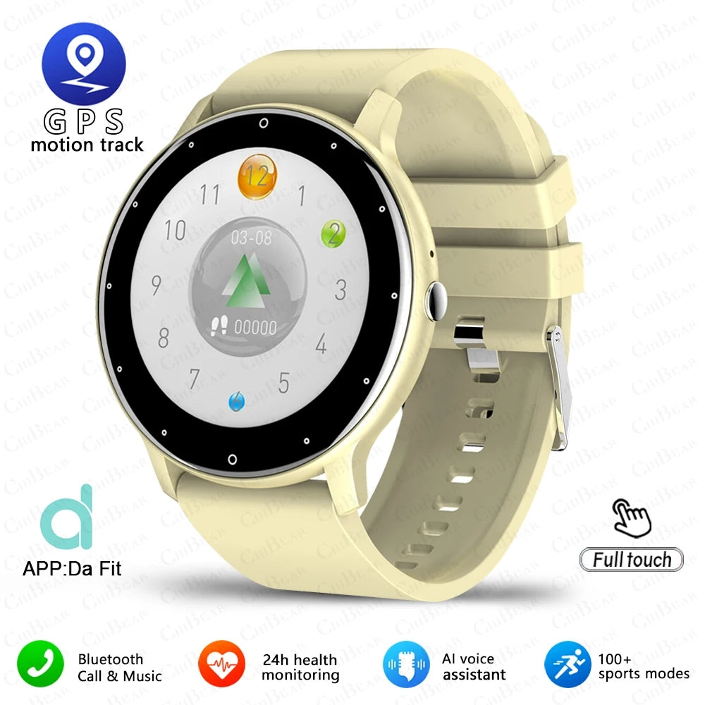 2025 New Sport Smartwatch Men Sports Fitness Wristband IP68 Waterproof Voice Assistant Bluetooth Call SmartWatch For Android IOS