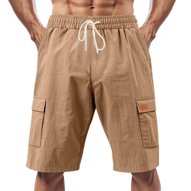 2026 Cross-border linen shorts men&