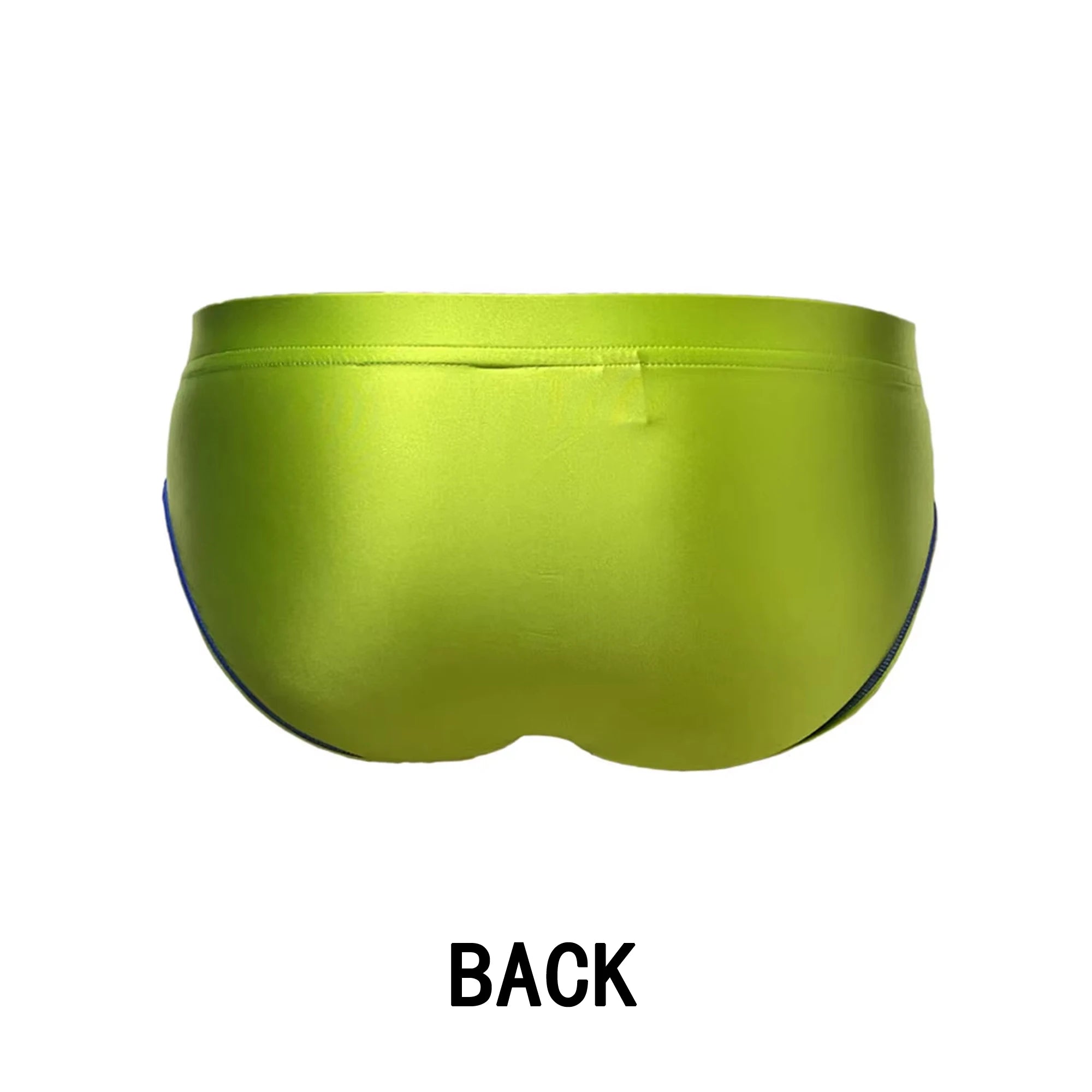 XcloCKNYoung satin glossy men underpants oily shiny solid color shiny breathable sports briefs Silk High elasticity briefs