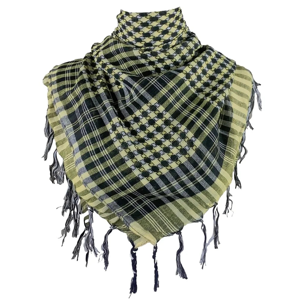 Arabic Scarf Large Arab Shemagh Headscarf with Tassel Costume Desert Scarf Head Neck Scarf for Men Women new Scarf &Wrap