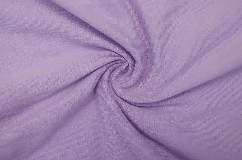 New Dresses 2025 Woman Fashion Summer High-neck Purple Long-sleeved Pleated Tie-up Dress Skirt Women&