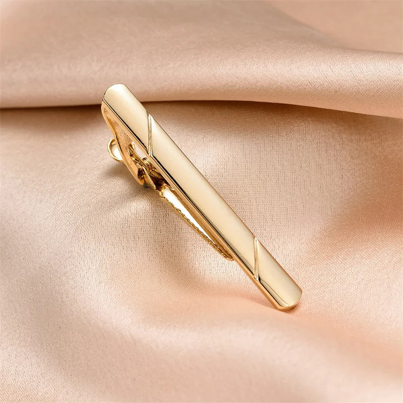 Minimalist Tie Clip For Men Tie Clip To Man Shirt Business Party Gift Box Jewelry Men&