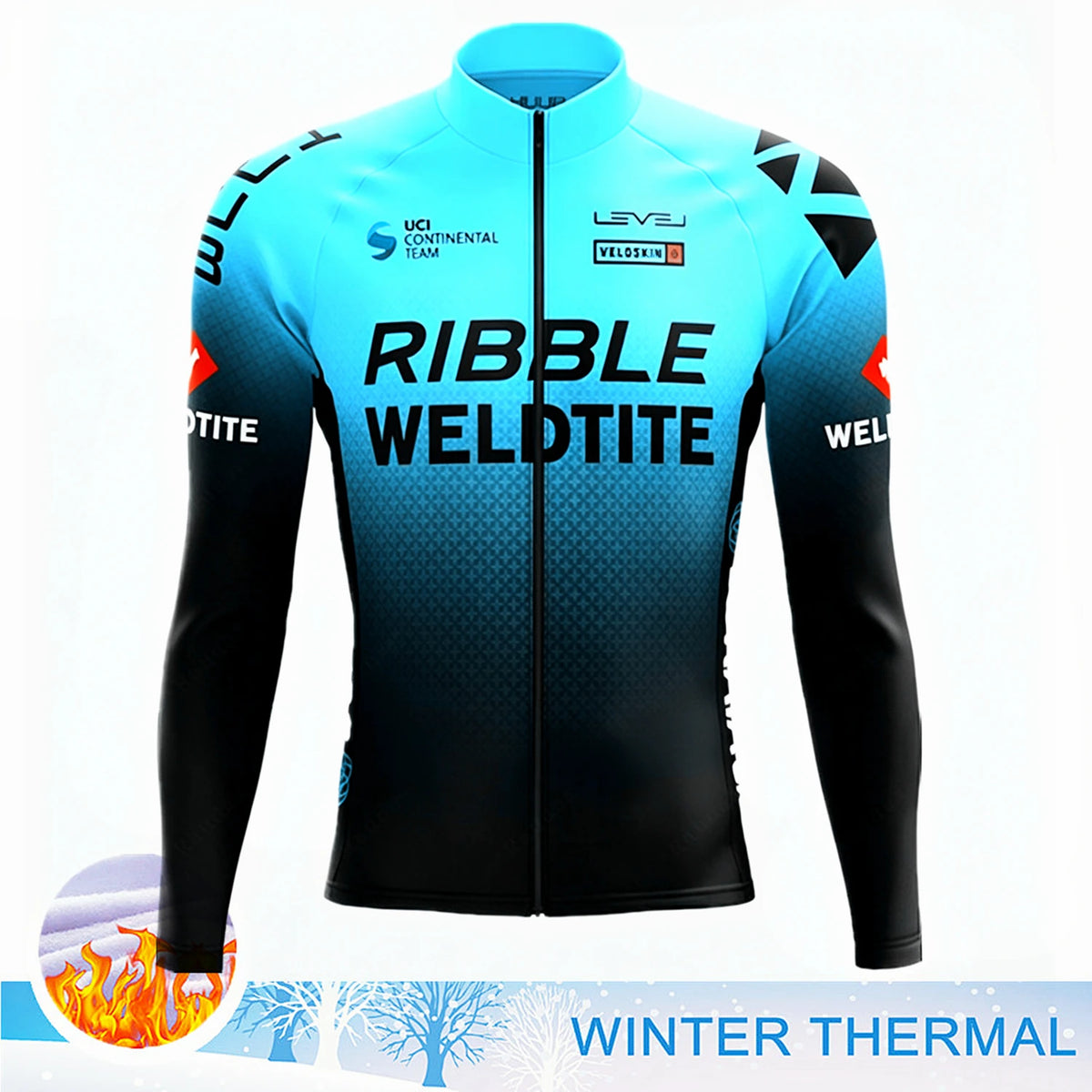 2027 Winter Thermal Fleece Cycling Clothes Long Sleeve Uniform Costume Sport Bike MTB Fleece Jersey Sports Set Bicycle Clothing